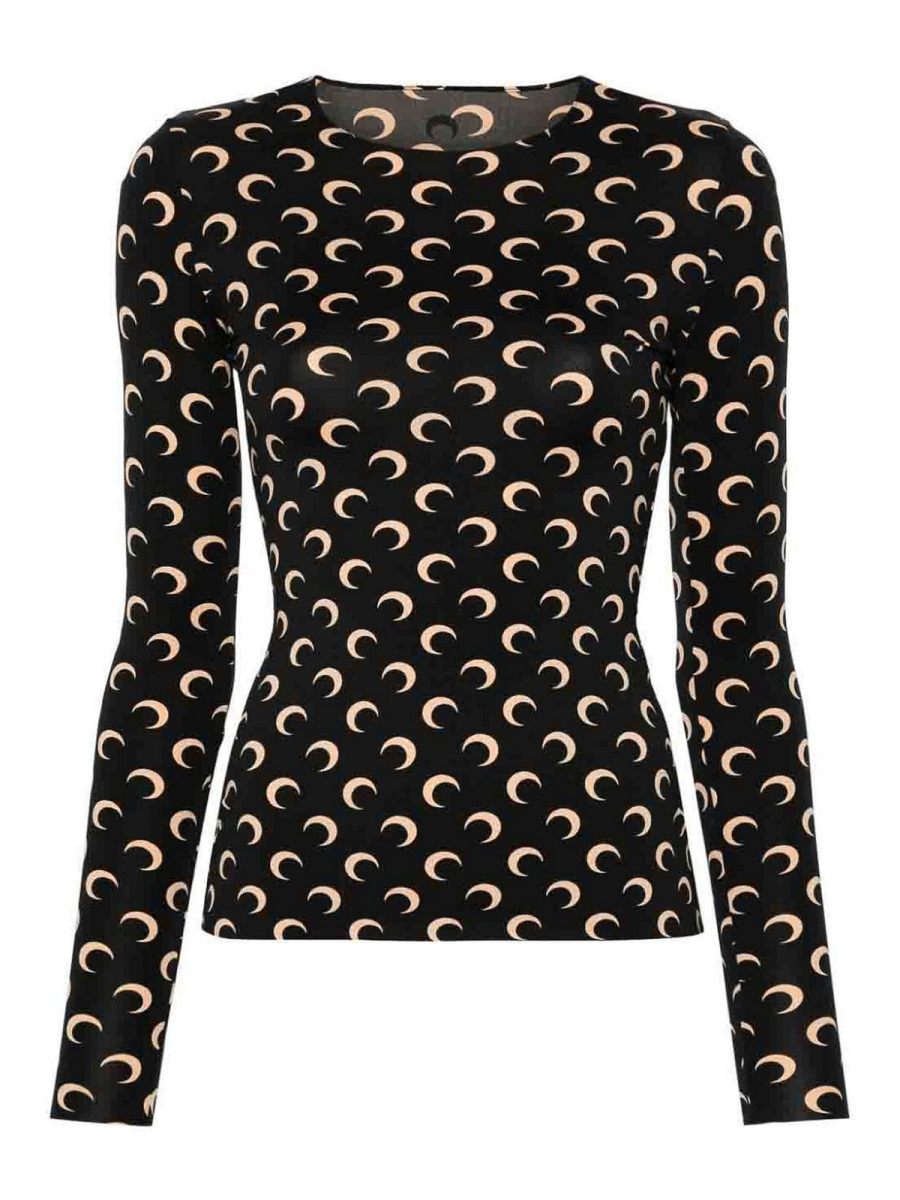 Marine Serre Top - Marron