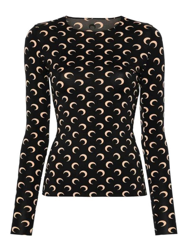Marine Serre Top - Marron