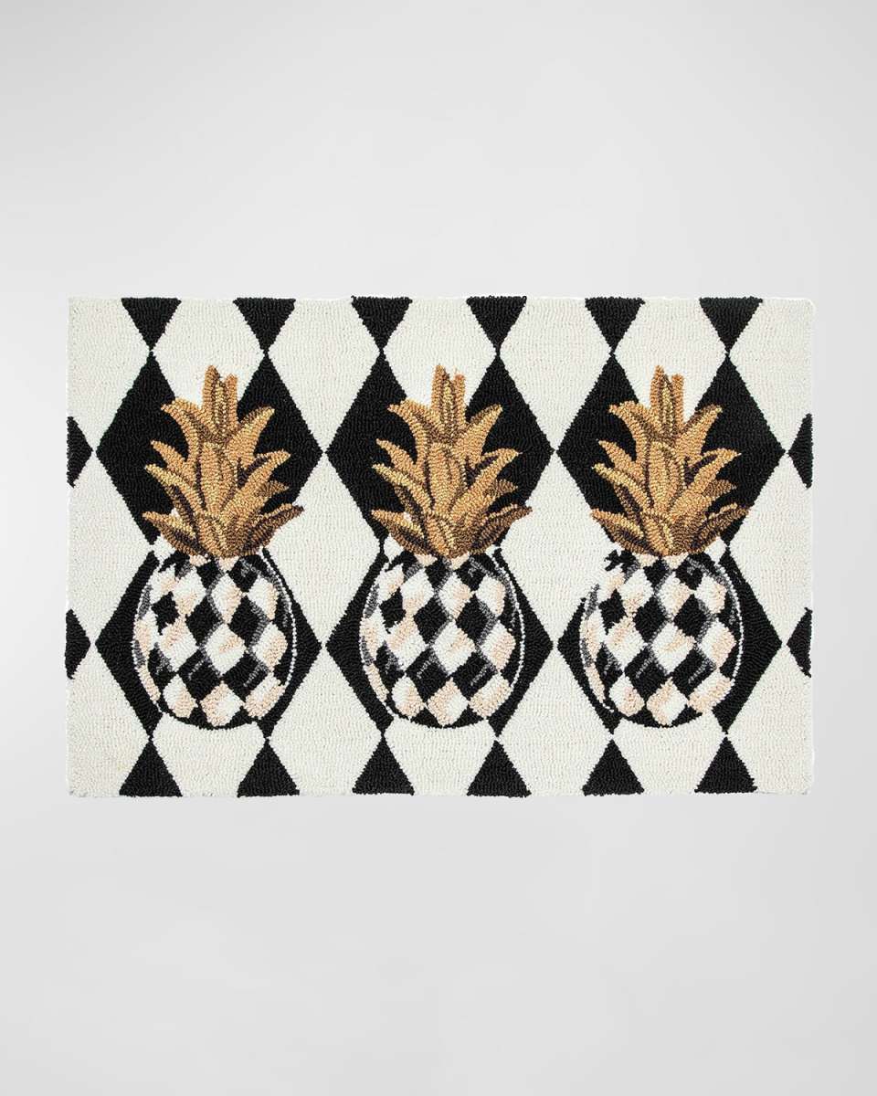 Pineapple Rug, 2' x 3'