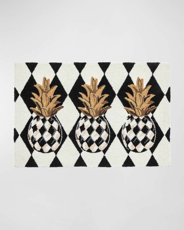 Pineapple Rug, 2' x 3'