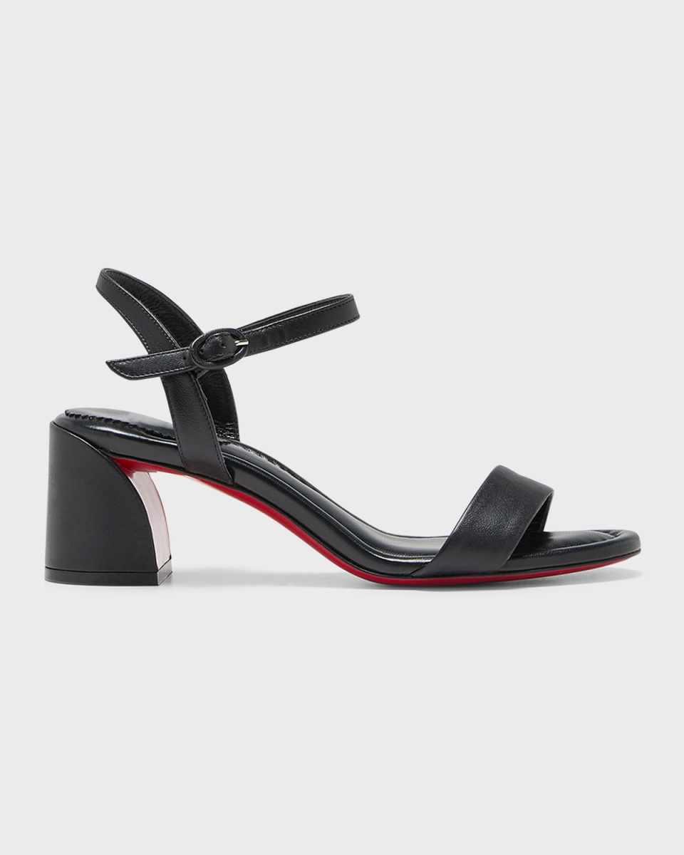 Miss Jane Red Sole Ankle-Strap Sandals