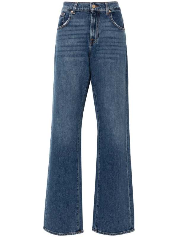 Tess high-rise straight-leg jeans