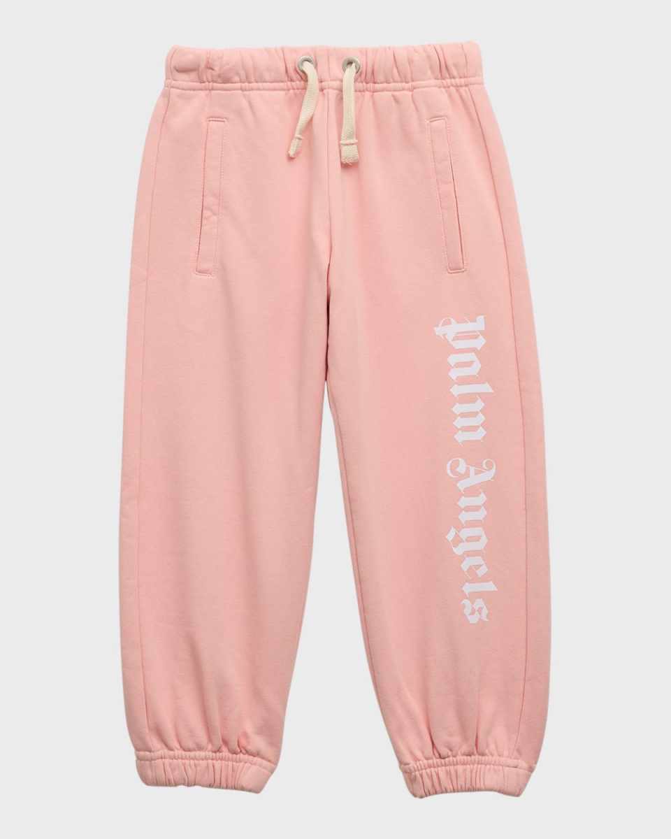 Girl's Classic Logo-Print Sweatpants, Size 4-12