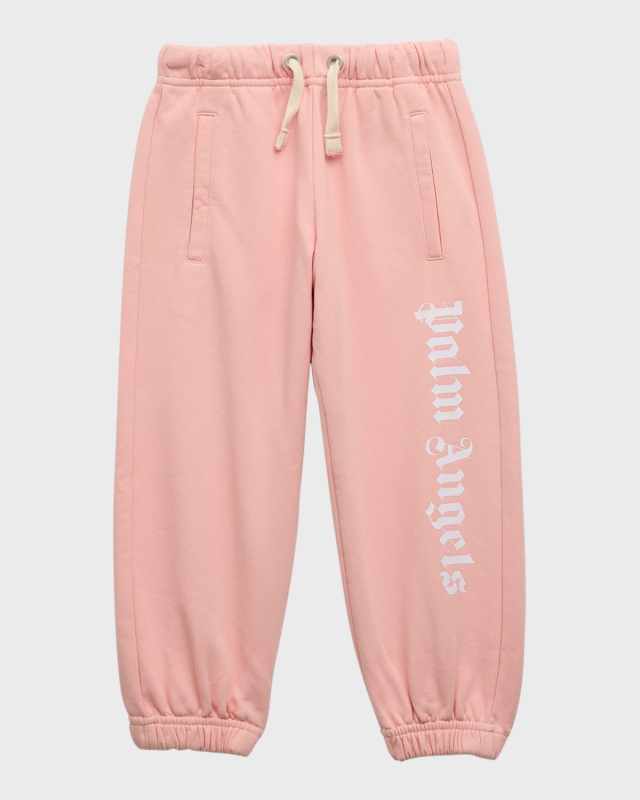 Girl's Classic Logo-Print Sweatpants, Size 4-12