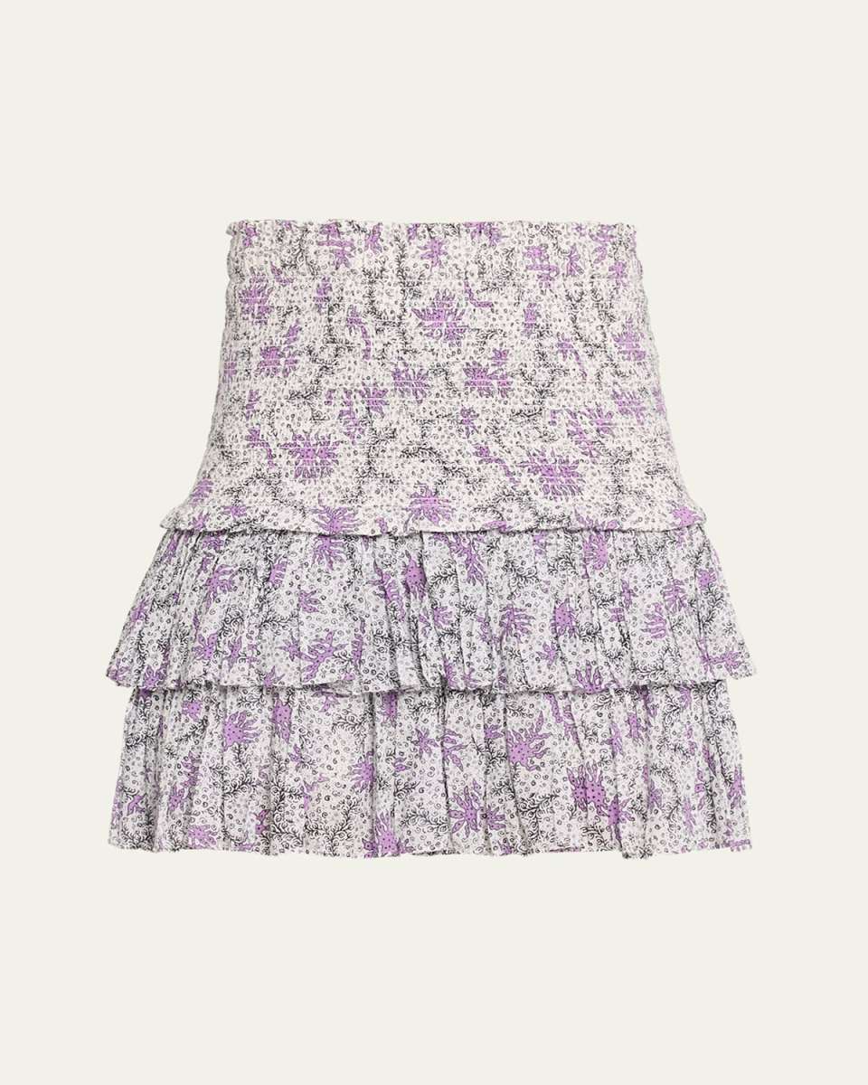 Naomi Tiered Smocked Mini Skirt