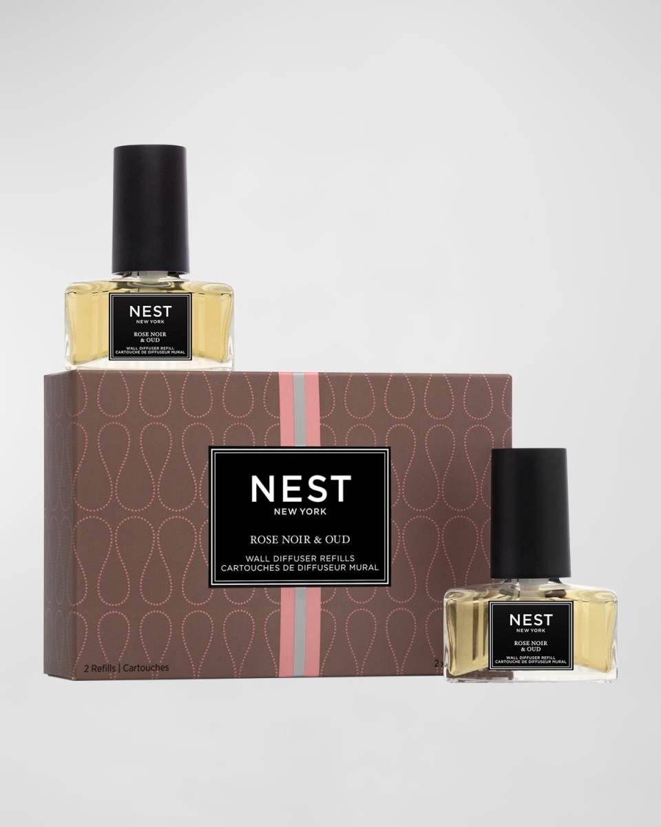 Rose Noir & Oud Wall Diffuser Refill Duo