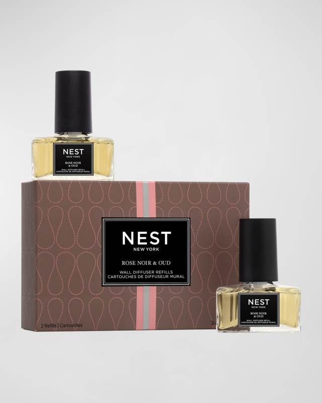 Rose Noir & Oud Wall Diffuser Refill Duo
