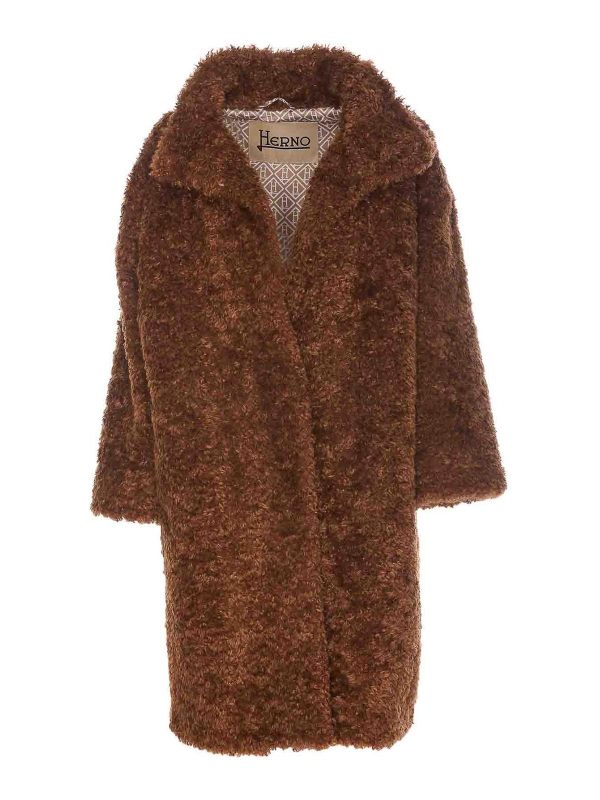 Herno Manteau Court - Marron