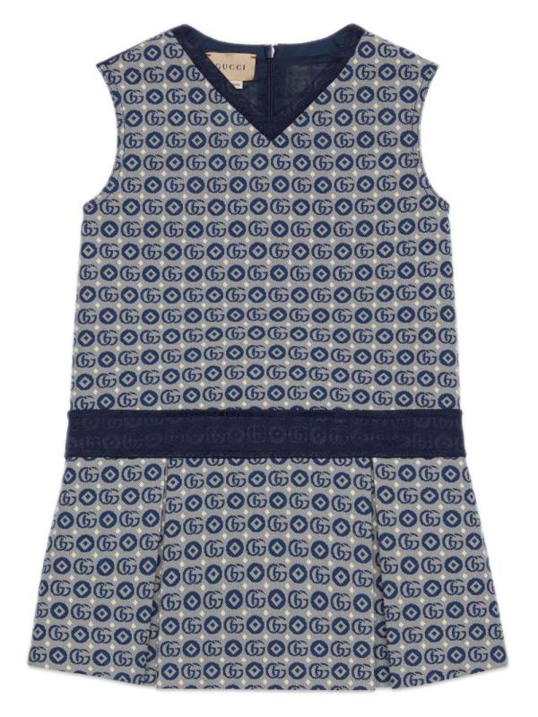 Double G jacquard mini dress