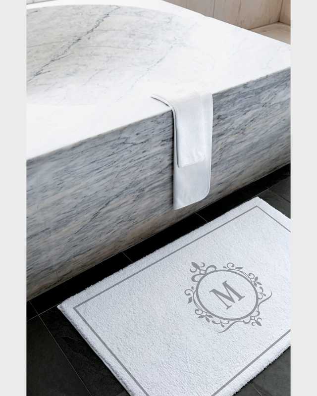 Egoist "M" Monogrammed Bath Rug