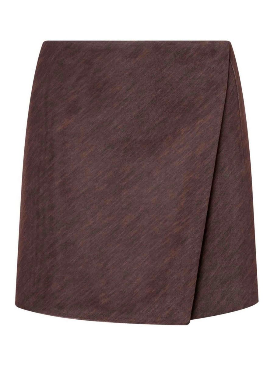 Philosophy di Lorenzo Serafini Jupe Midi - Marron