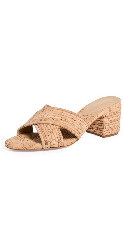Schutz Latifah Mules Natural