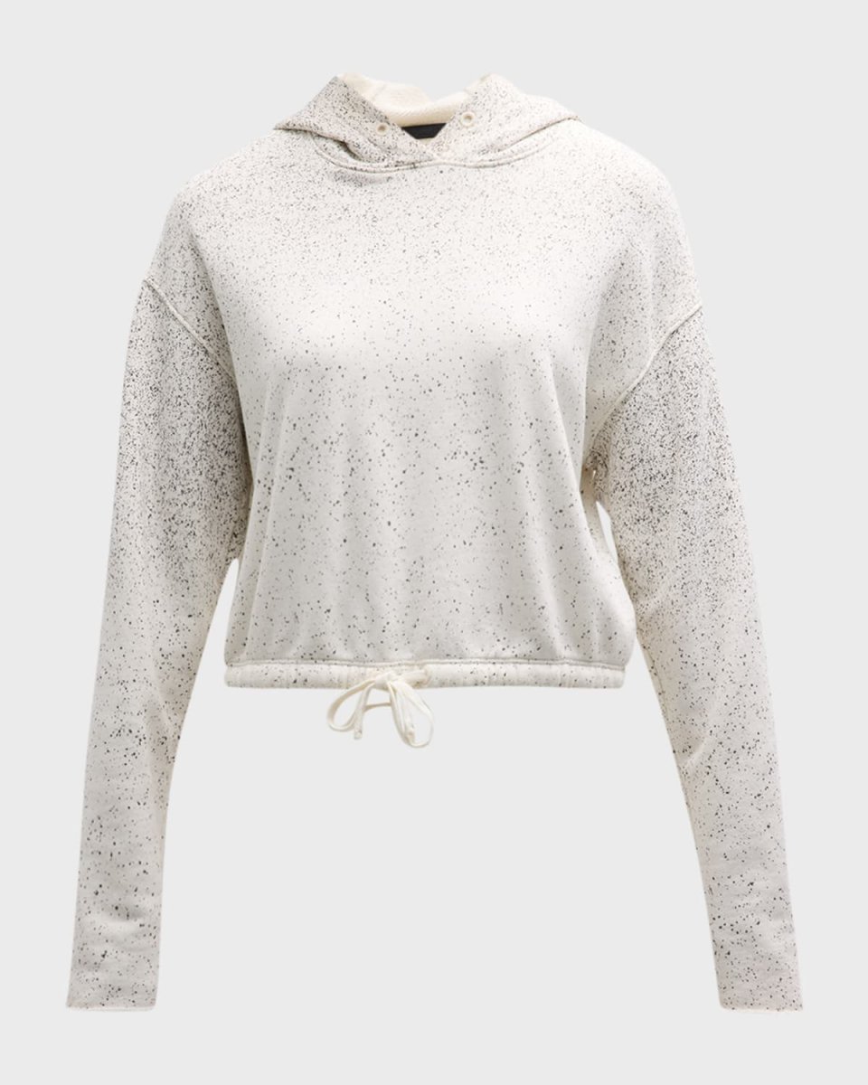 Speckled French Terry Pullover Sweatshirt