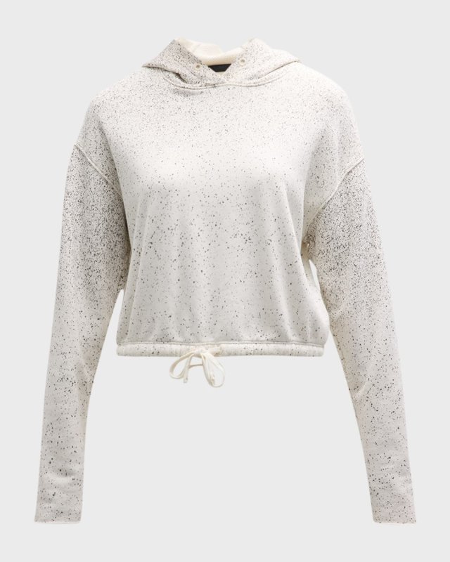 Speckled French Terry Pullover Sweatshirt