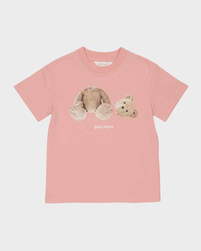Girl's Bear Logo-Print T-Shirt, Size 4-12
