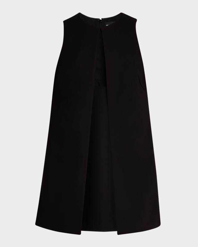 Cory Split-Front Tiered Mini Dress