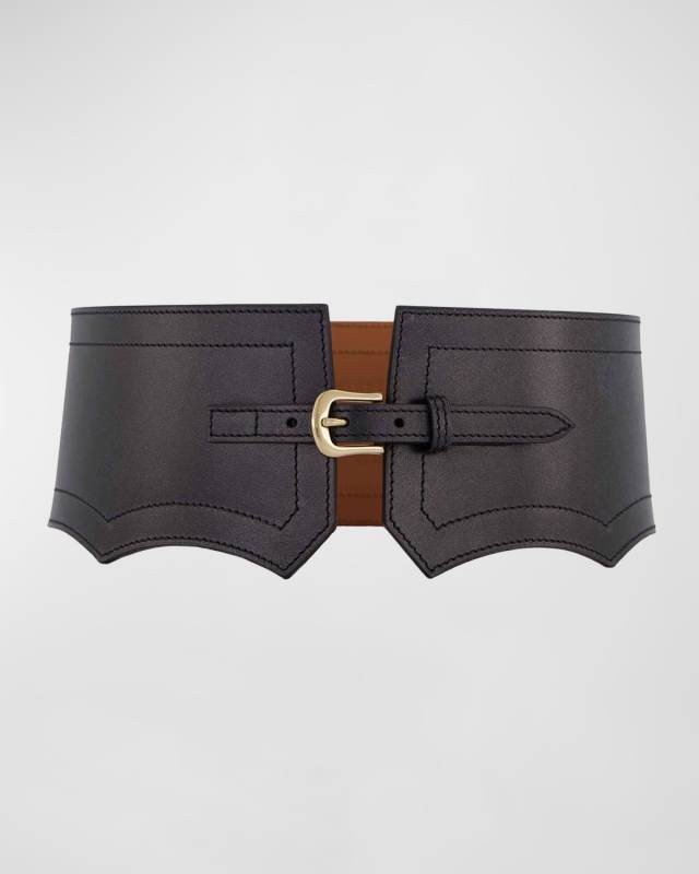L'Affectueuse Inverted Scallop Waist Belt