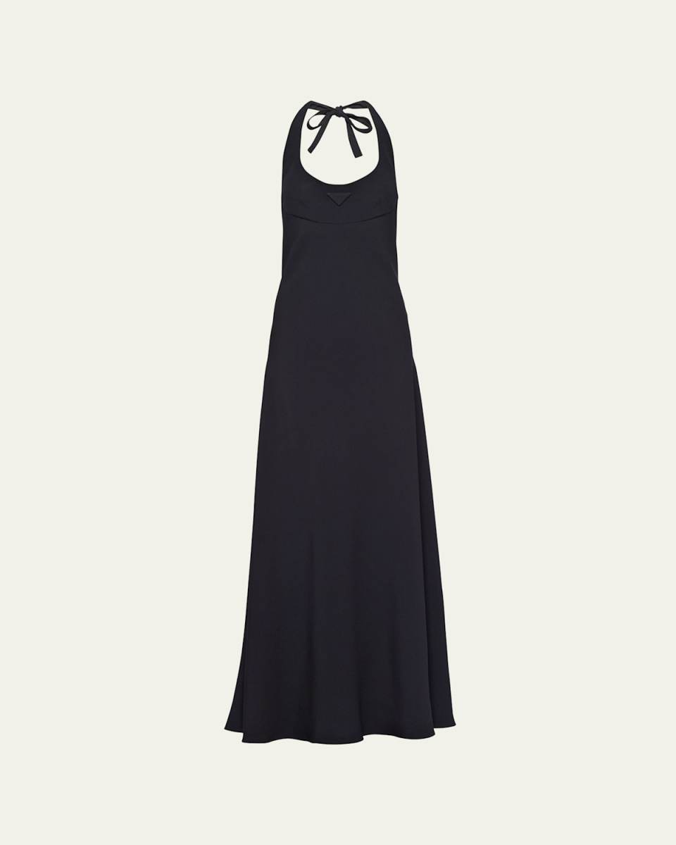 Long Halter Sable Dress