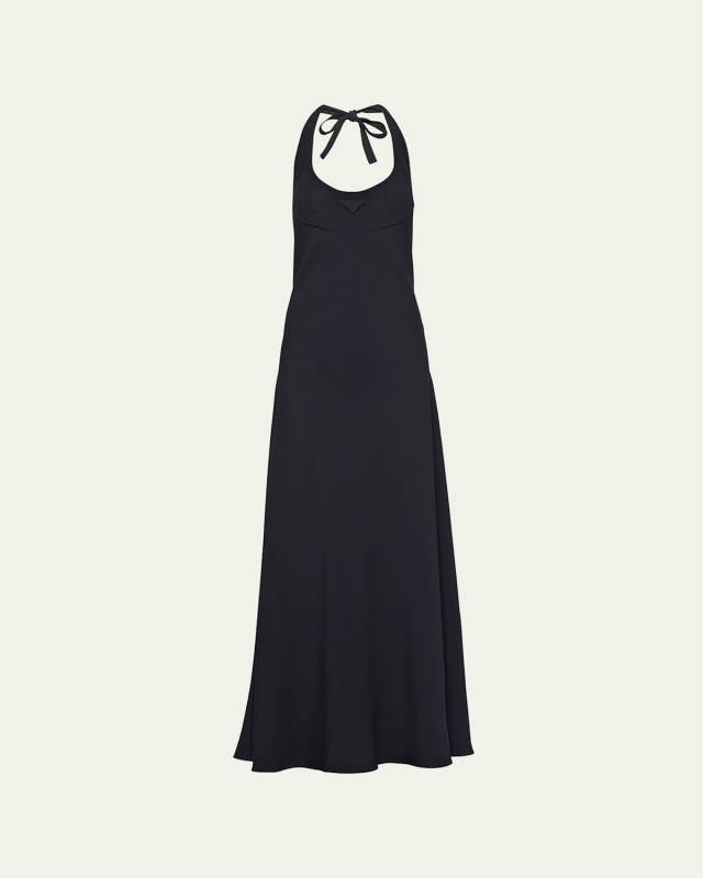 Long Halter Sable Dress