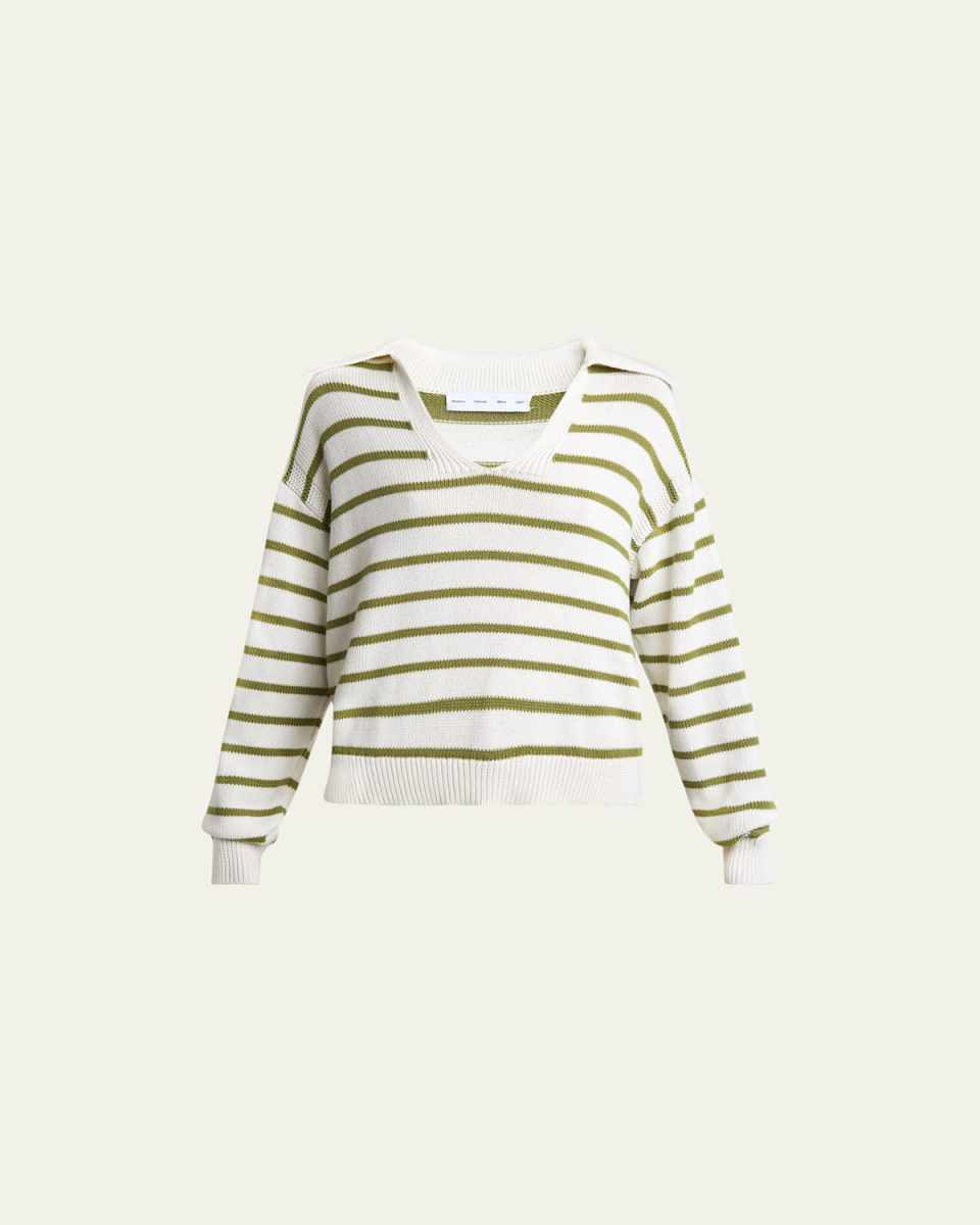 Murphy Stripe Cashmere-Blend Sweater