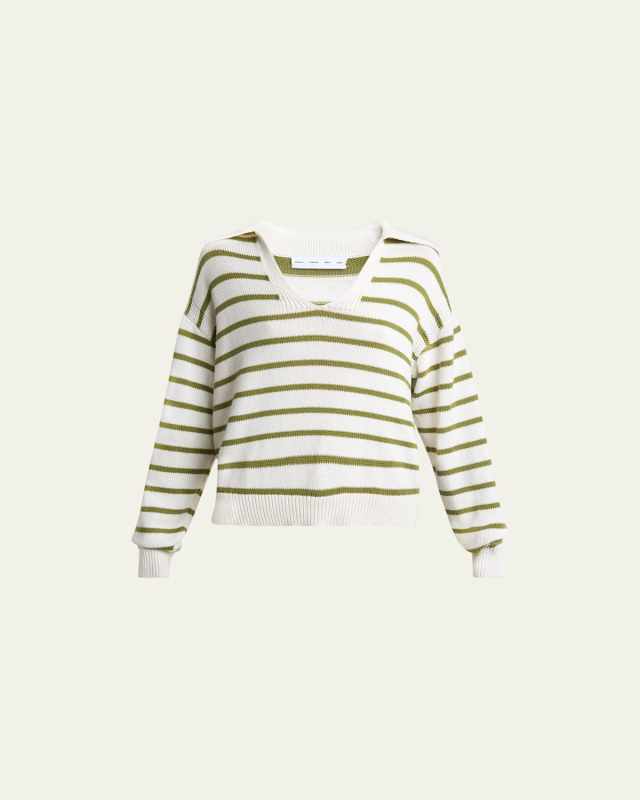 Murphy Stripe Cashmere-Blend Sweater