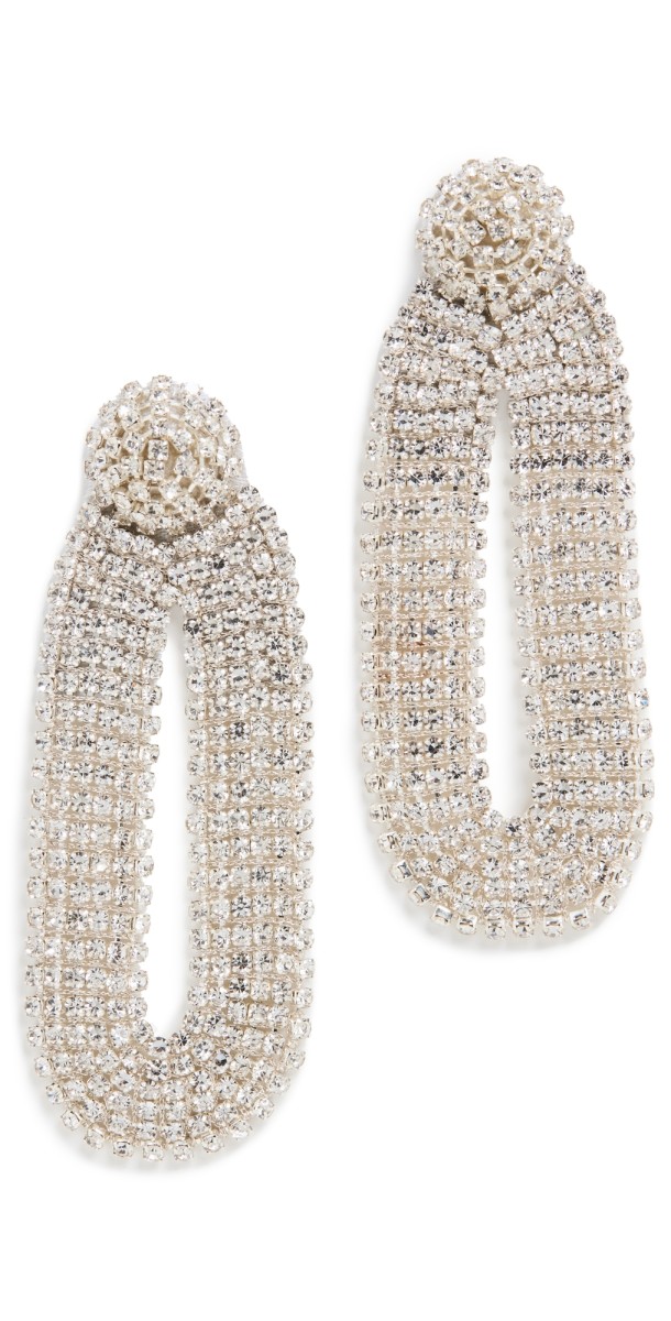 Deepa Gurnani Deepa by Deepa Gurnani Shyna Earrings Silver