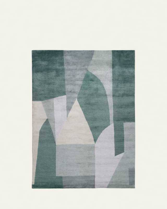 District Spruce Hand-Knotted Rug, 6' x 9'