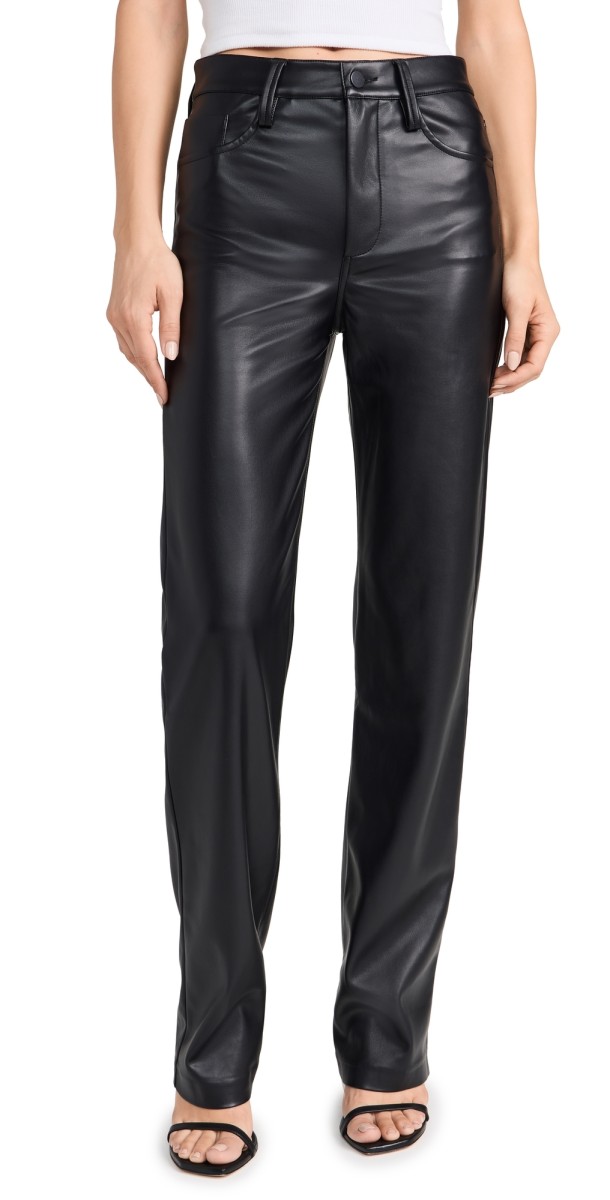 Joe's Jeans The Margot Vegan Leather Pants Black