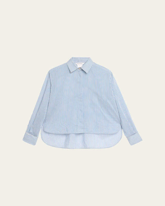 Vertigo Striped Button-Front Shirt