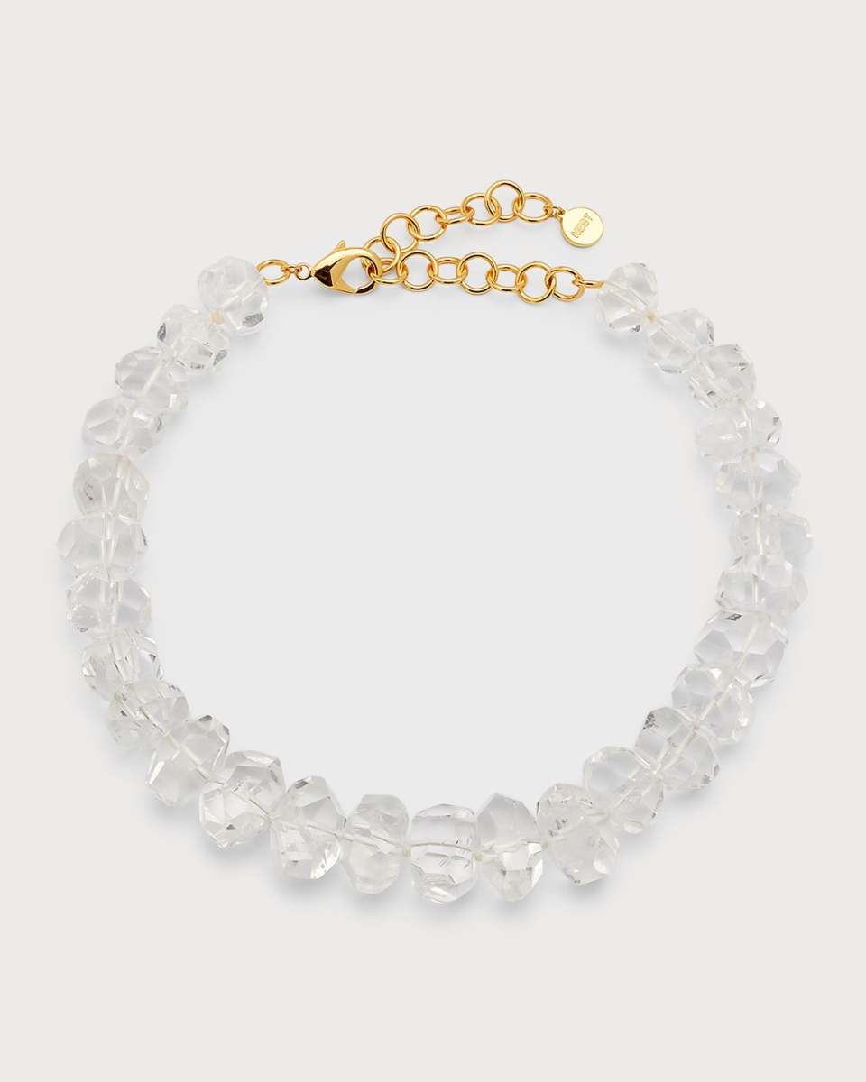 Faceted Crystal Statement Choker
