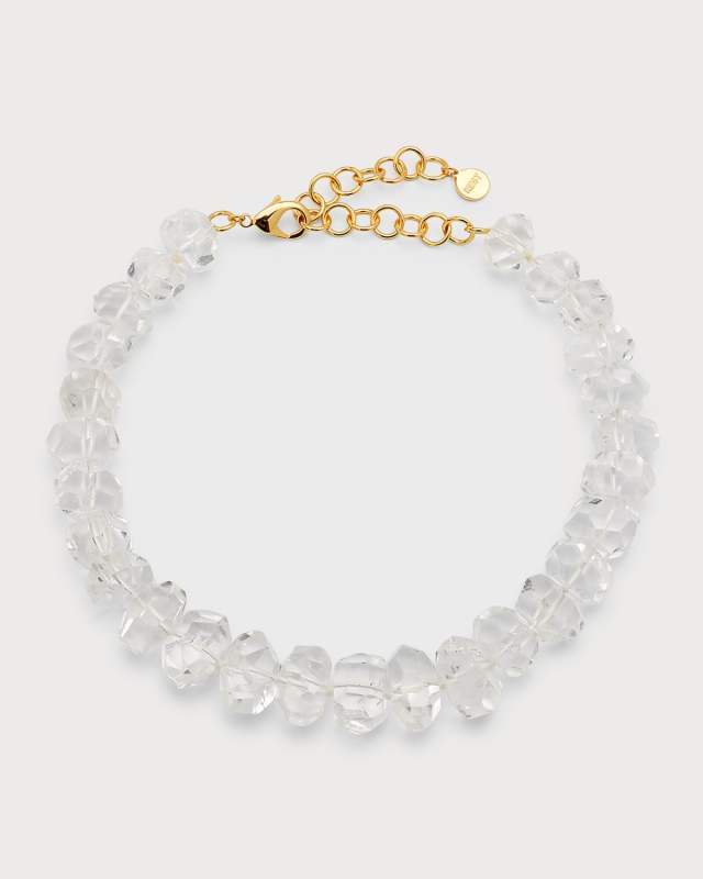 Faceted Crystal Statement Choker
