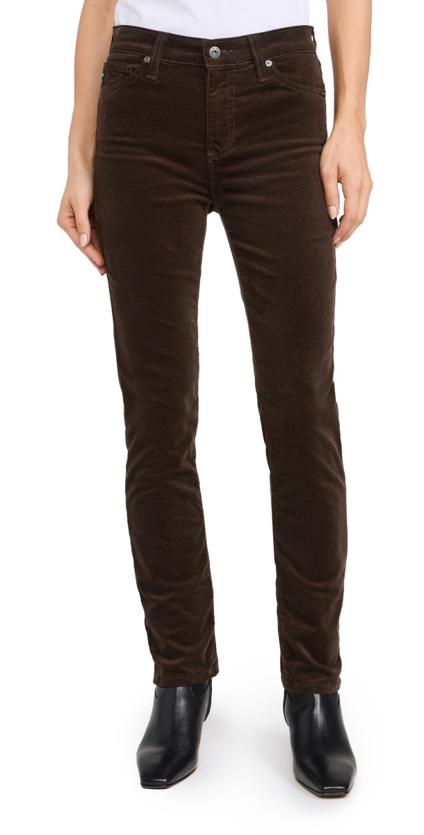 AG Mari Corduroy Pants Rich Umber