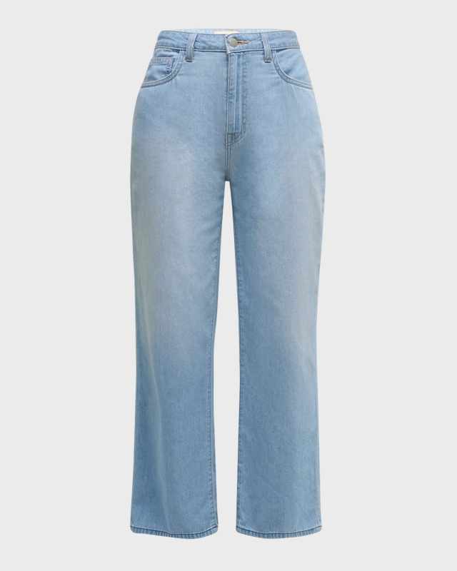 June Ultra High-Rise Crop Stovepipe Jeans