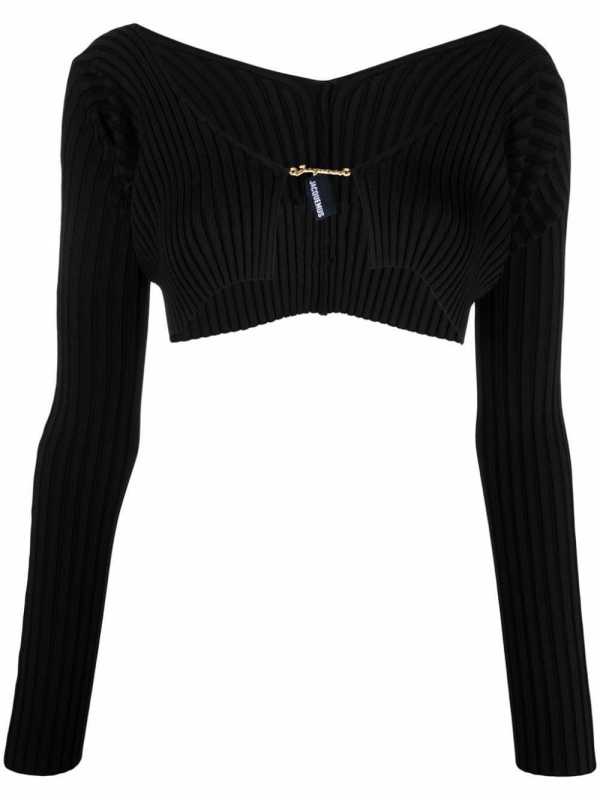 La Maille Pralu cropped cardigan