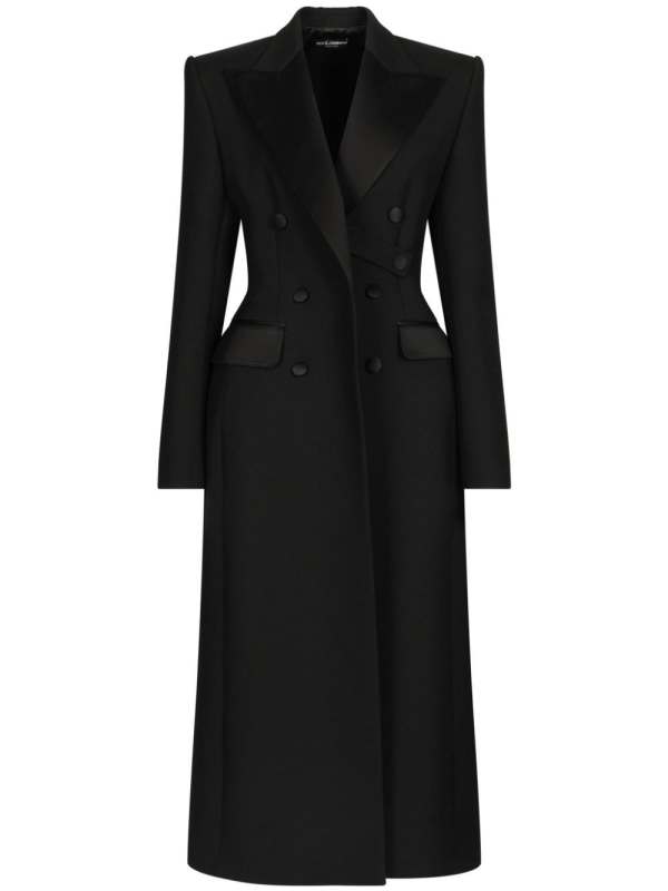 double-breasted coat