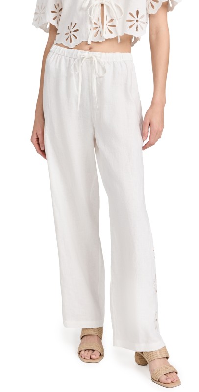 RAILS Emmie Pants White Eyelet