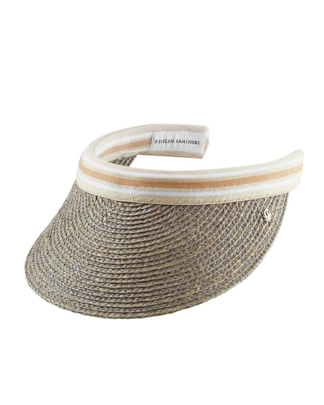 Bianca Classic Slide-On Raffia Visor