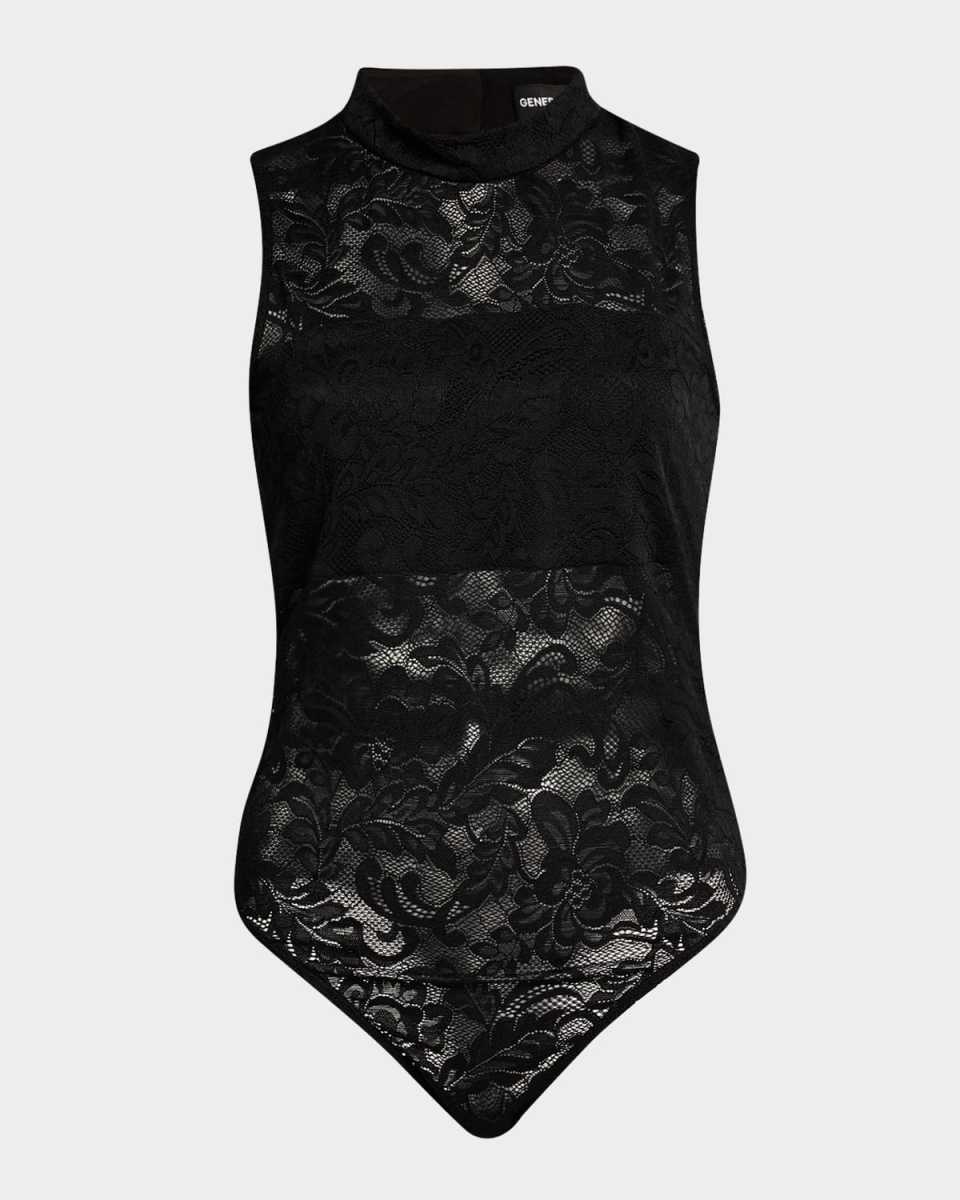 Kaylin Sleeveless Lace Bodysuit