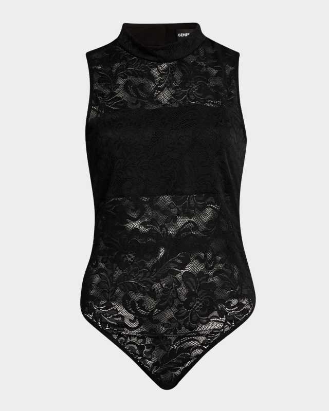 Kaylin Sleeveless Lace Bodysuit