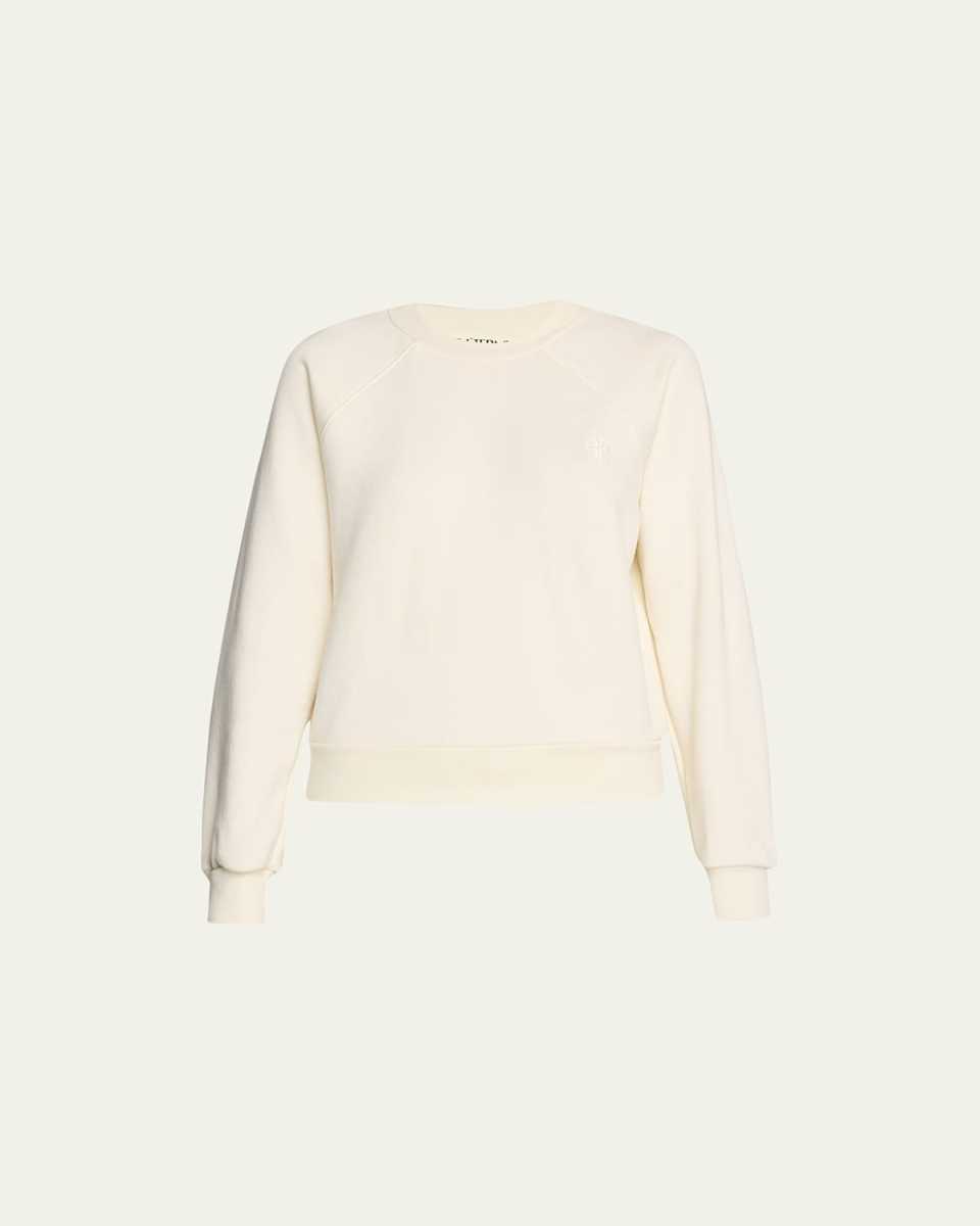 Shrunken Raglan-Sleeve Sweatshirt