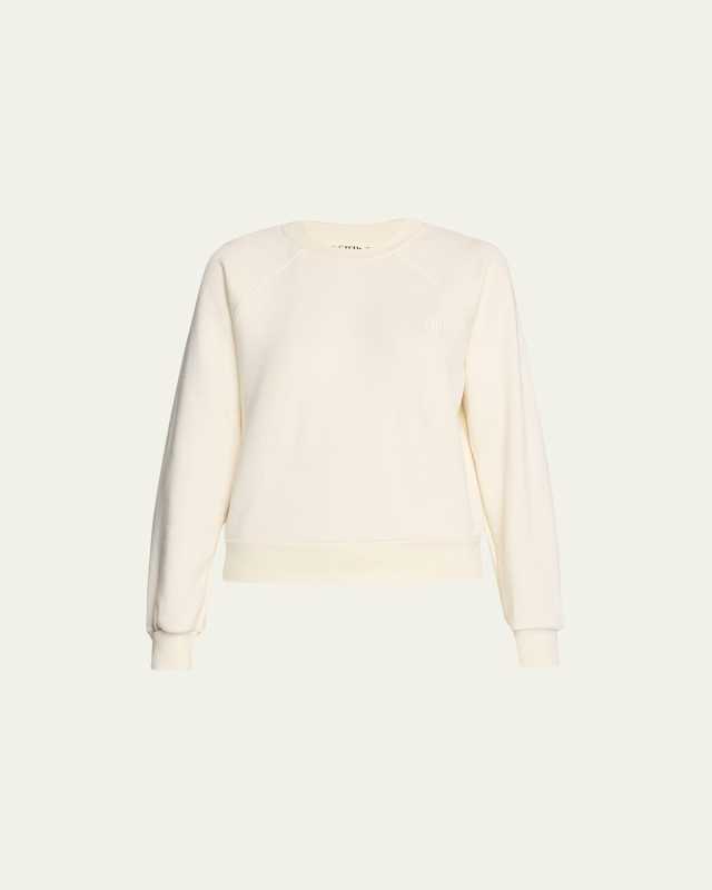 Shrunken Raglan-Sleeve Sweatshirt