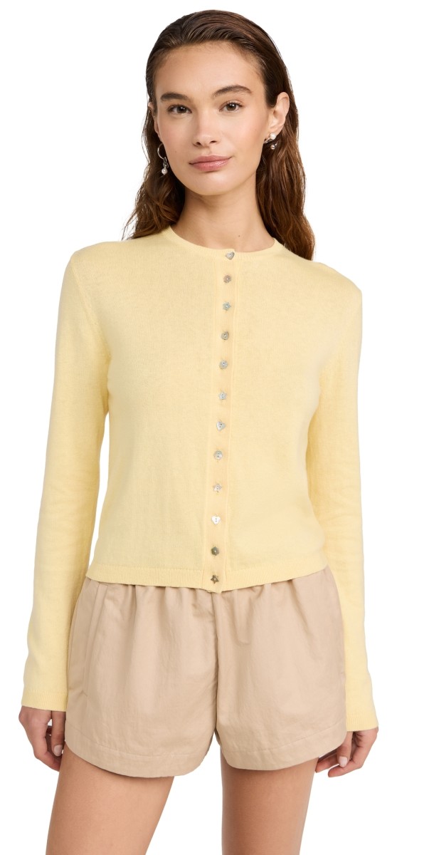 Sandy Liang Gal Cardigan Peardrop