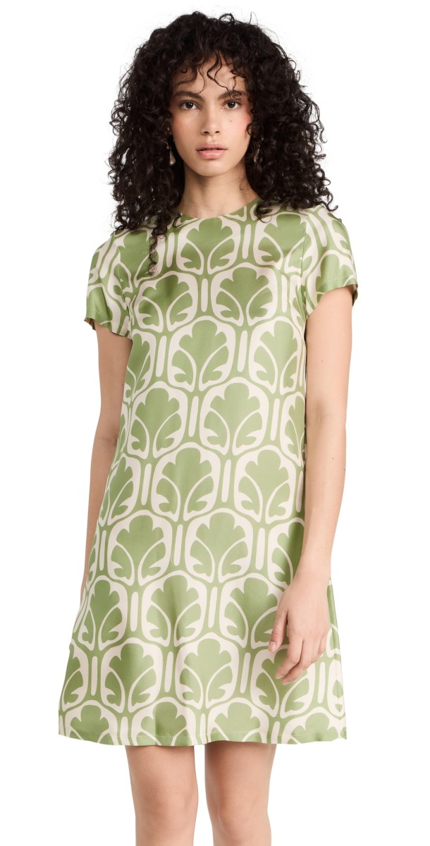 La DoubleJ Mini Swing Dress Olive