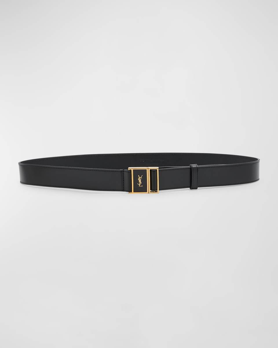 Cassandre YSL Buckled Leather Belt