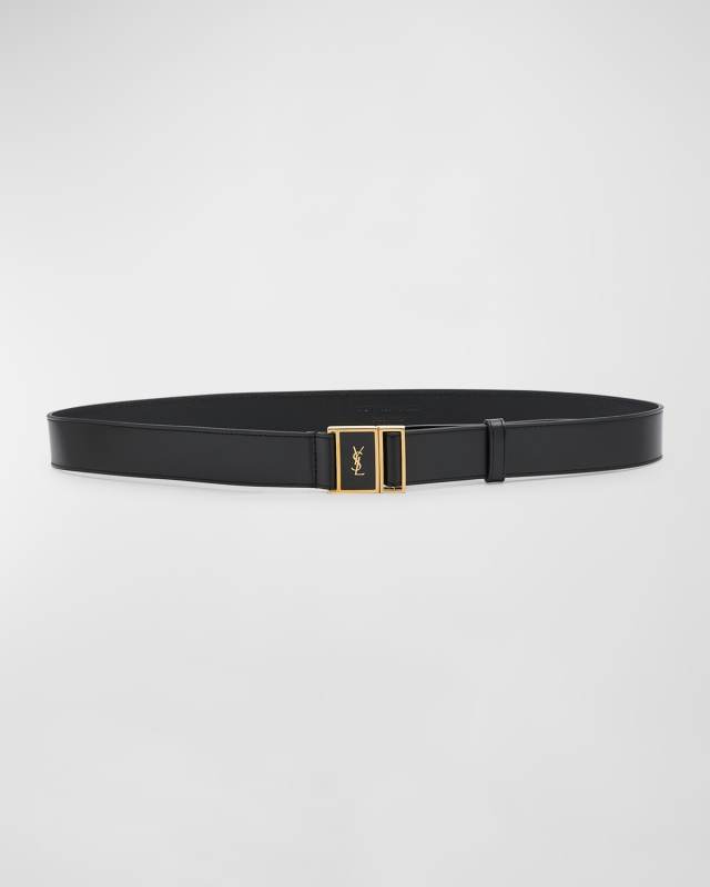 Cassandre YSL Buckled Leather Belt