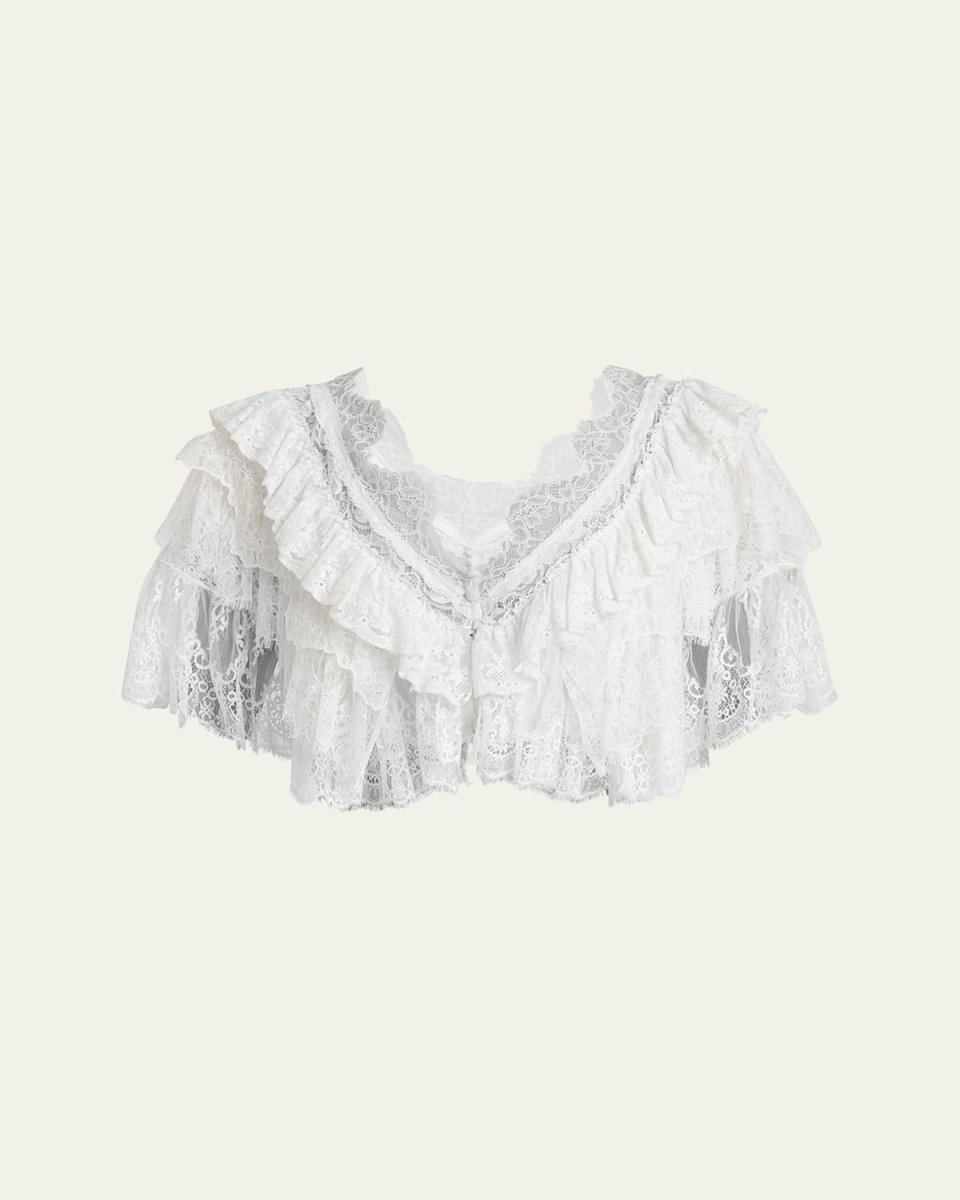 Floral Lace Mix Crop Top