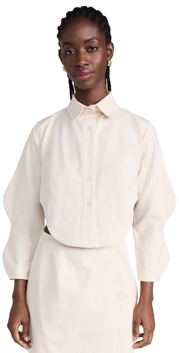 SELFI Two Wave Shirt White