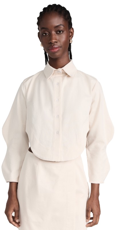 SELFI Two Wave Shirt White