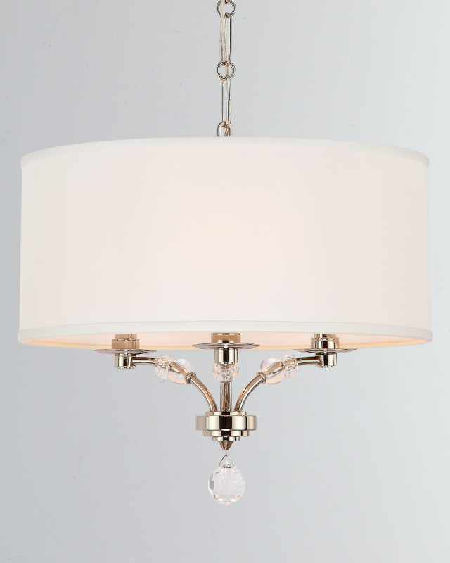 Mirage 3-Light Nickel Mini Chandelier