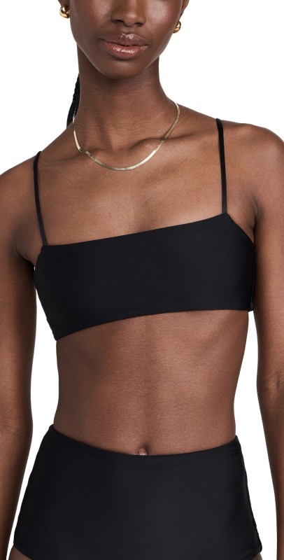MIKOH Kumu 2 Bikini Top Noir